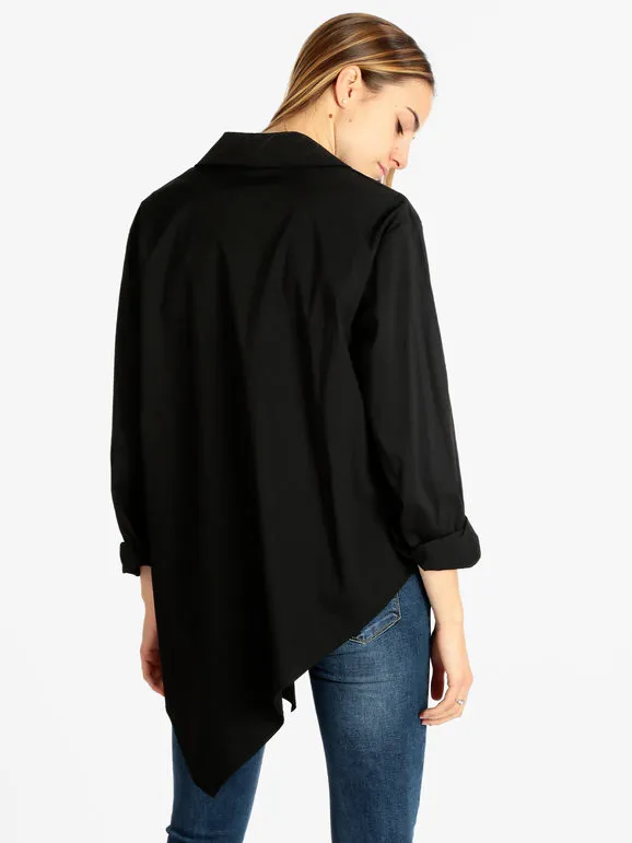 Sun Sun Maxicamisa de mujer oversize de algodón