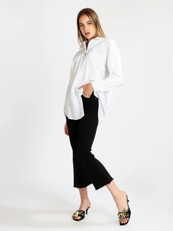 Sun Sun Maxicamisa oversize de mujer en algodón