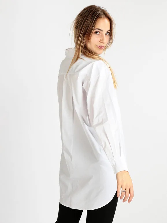 Sun Sun Maxicamisa oversize de mujer en algodón