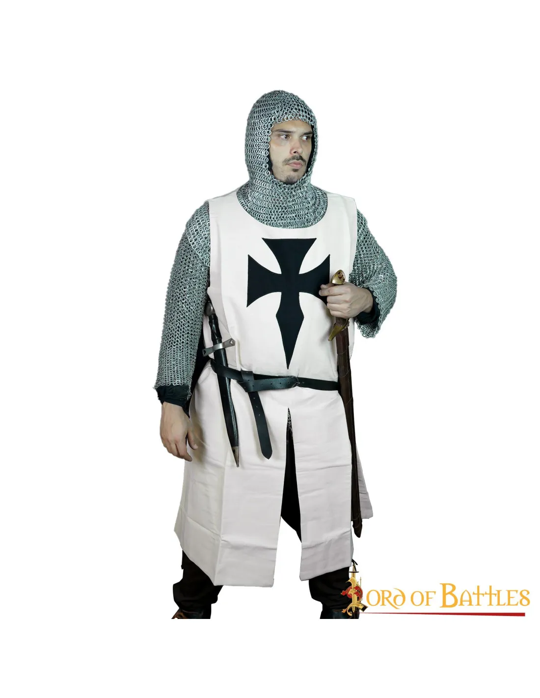 Tabardo medieval en algodón de Caballero Teutónico