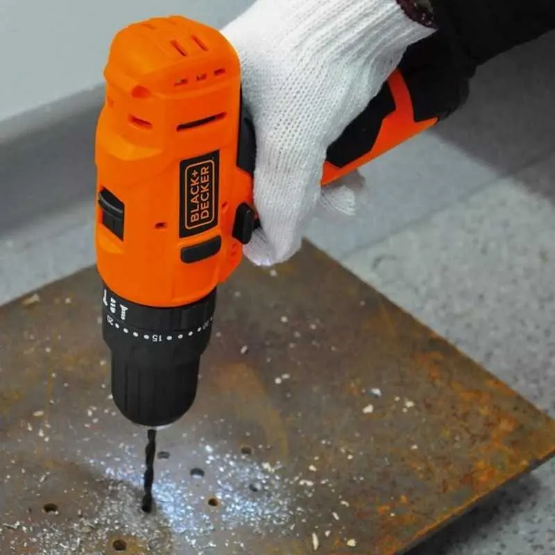 TALADRO PERCUTOR 3/8" 12V 25NM 1 BAT 1.5 AH BLACK + DECKER HP12B2C