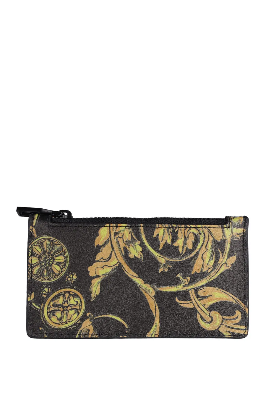 Tarjetero con cremallera con estampado regalia baroque