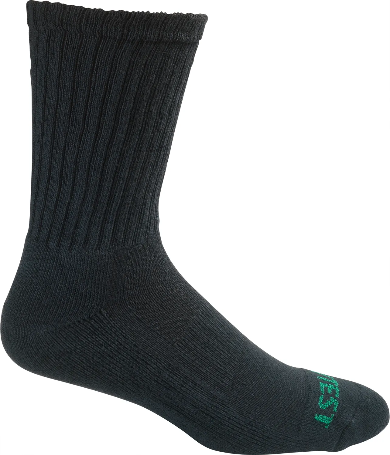 TAYLOR HOSIERY Calcet×n largo de algodÝn, negro, HyTest para hombre