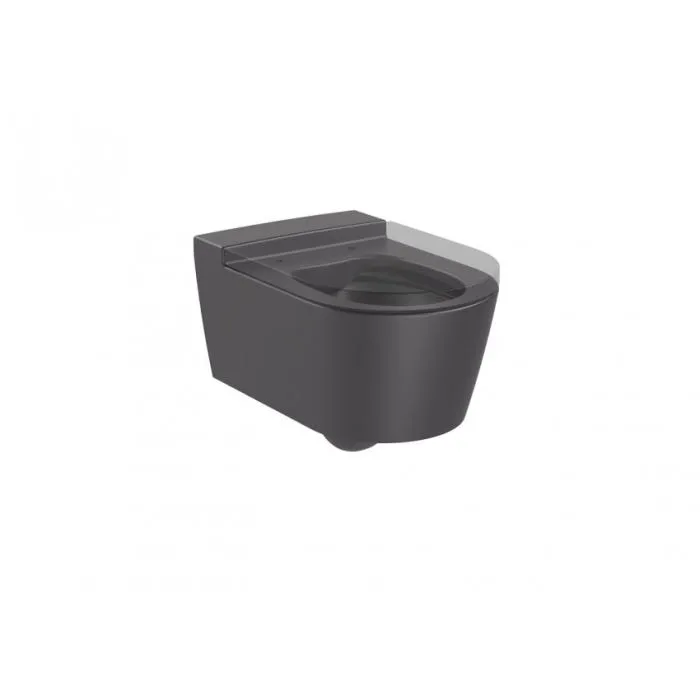 Taza suspendida Rimless con salida horizontal Onix Inspira Round Roca (tanque y tapa no incluido)