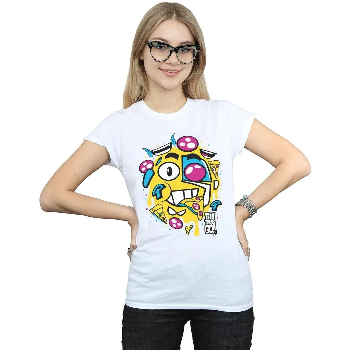 Teen Titans Go Pizza Face