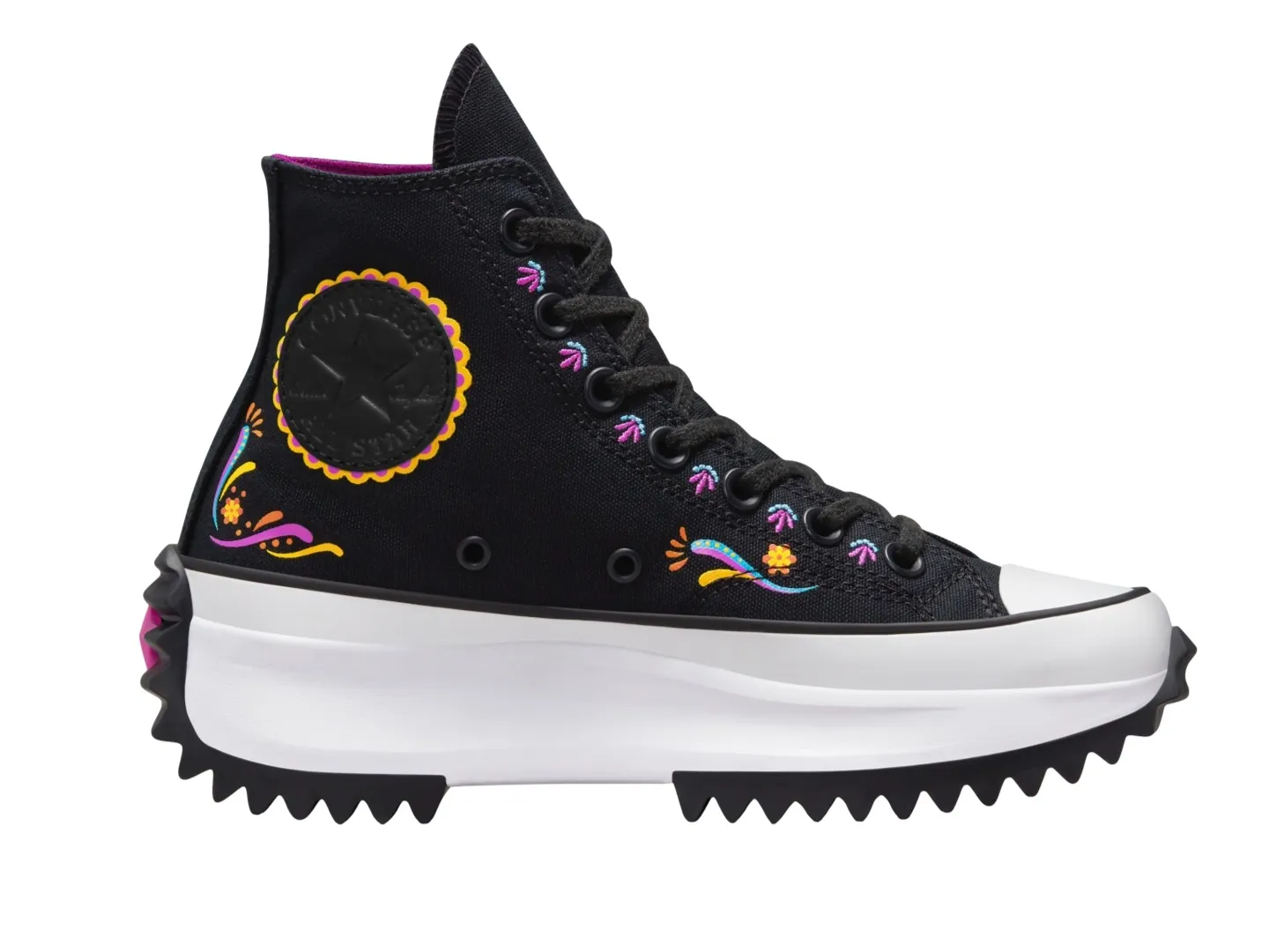 Tenis Converse Dia De Muertos Hike Negro Para Mujer