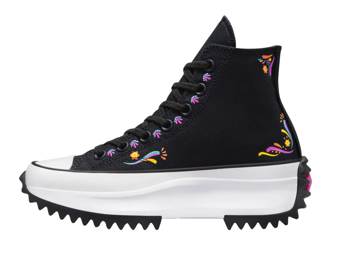 Tenis Converse Dia De Muertos Hike Negro Para Mujer