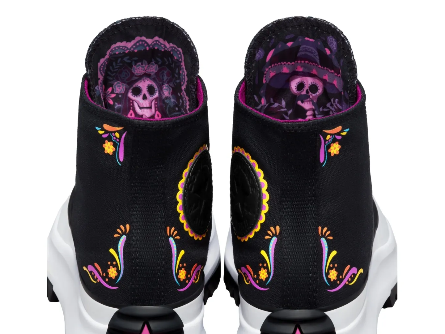 Tenis Converse Dia De Muertos Hike Negro Para Mujer