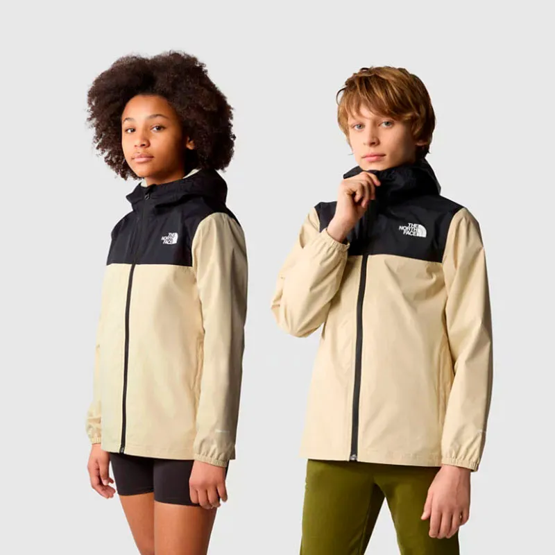 the north face TEEN RAINWEAR SHELL Gravel