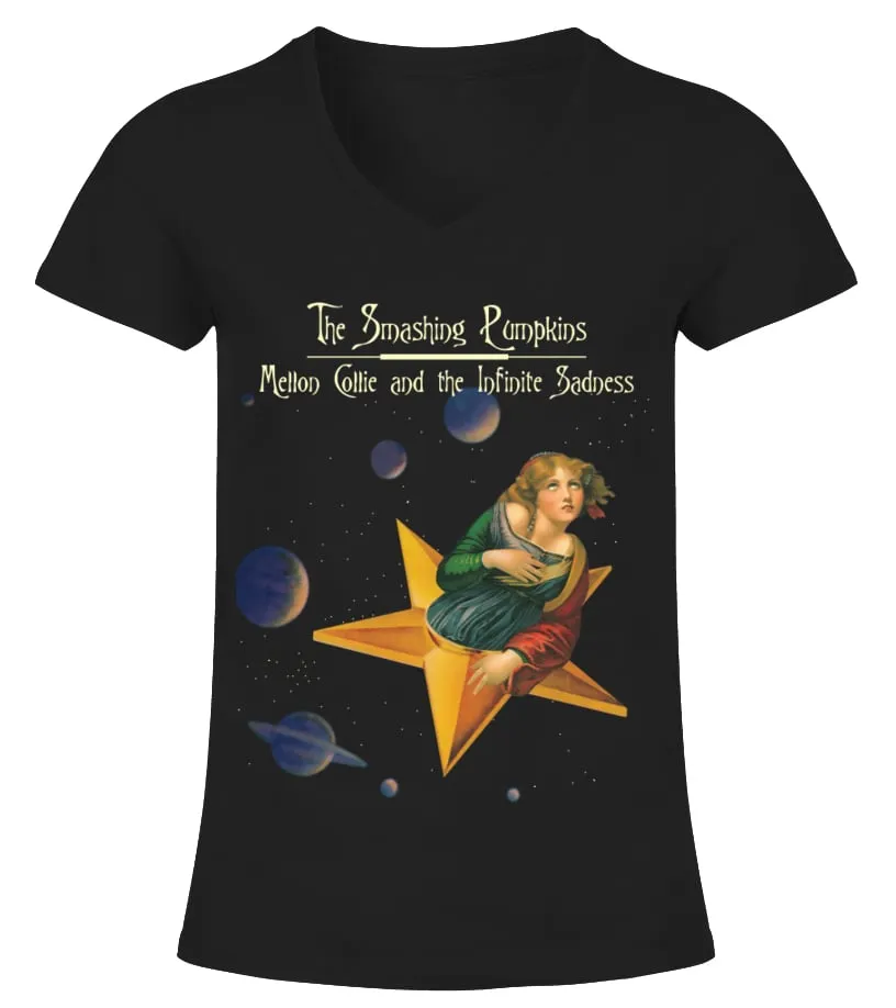 The Smashing Pumpkins BK (4) Camiseta cuello pico Mujer