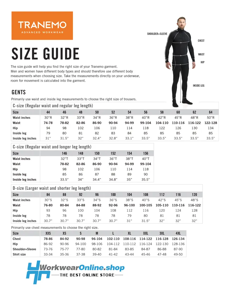 TRANEMO WORKWEAR 599089 ROPA INTERIOR ROPA INTERIOR FR FLEECE