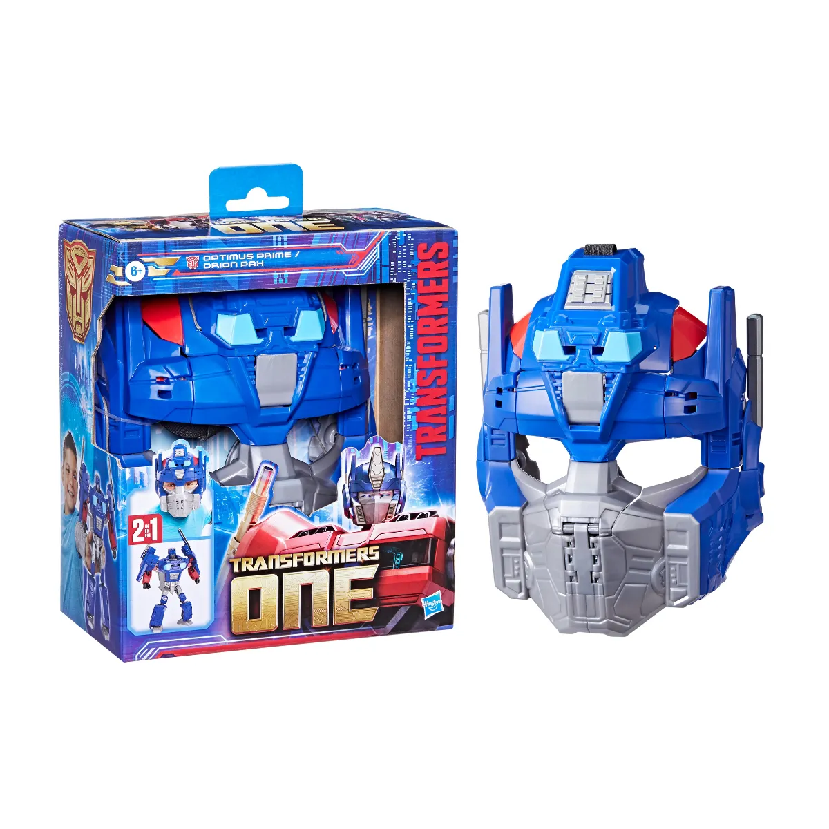 Transformers One Máscara y Optimus Prime 2 en 1
