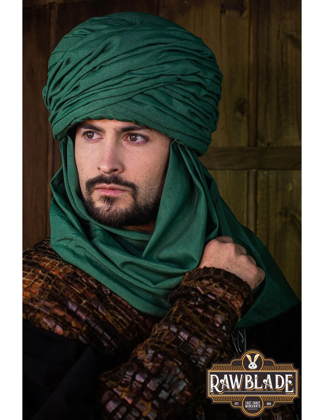 TURBANTE áRABE HAMTAR  VERDE