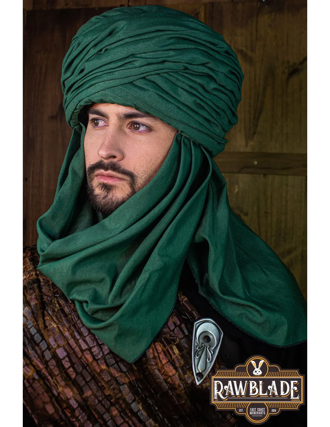TURBANTE áRABE HAMTAR  VERDE