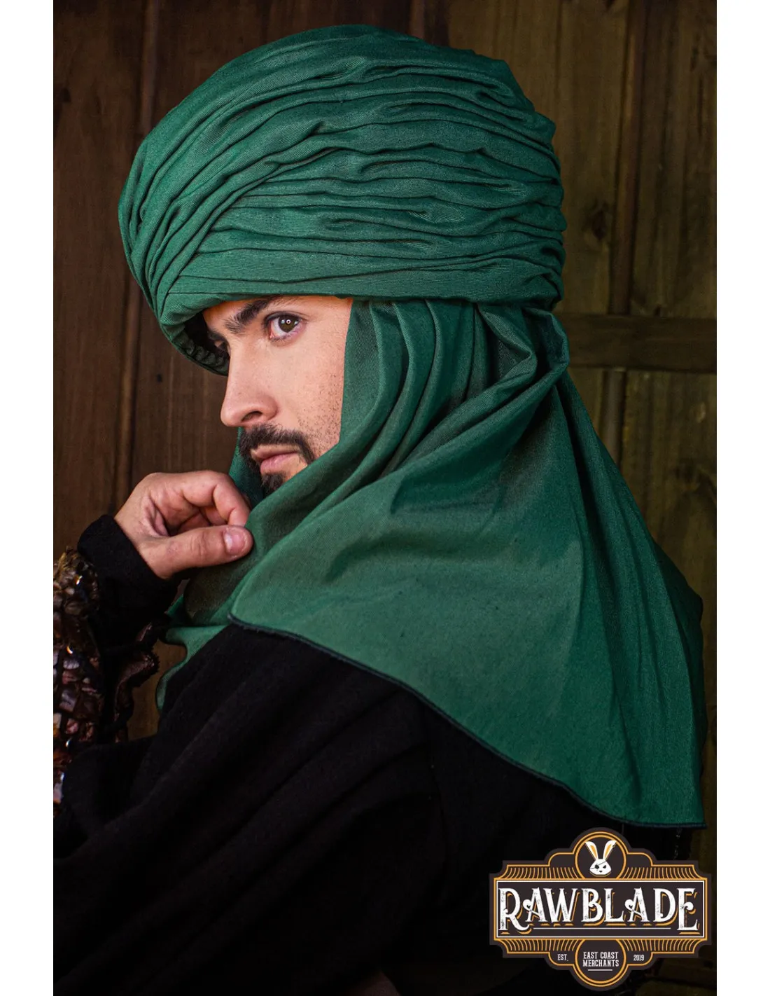 TURBANTE áRABE HAMTAR  VERDE