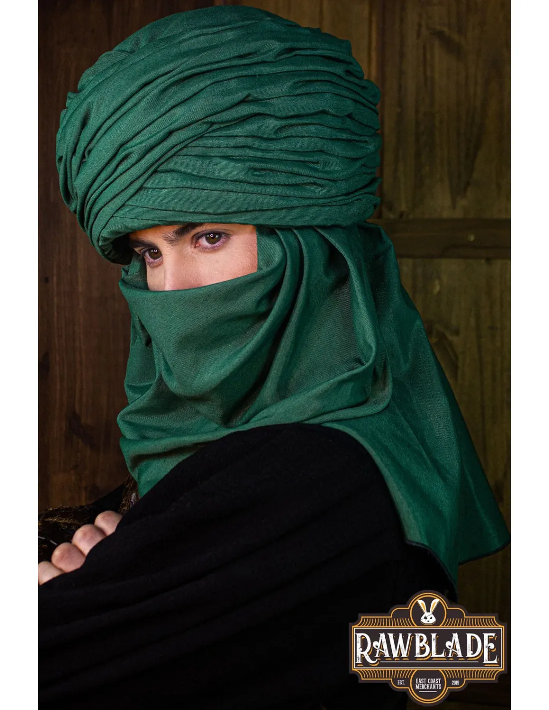 TURBANTE áRABE HAMTAR  VERDE