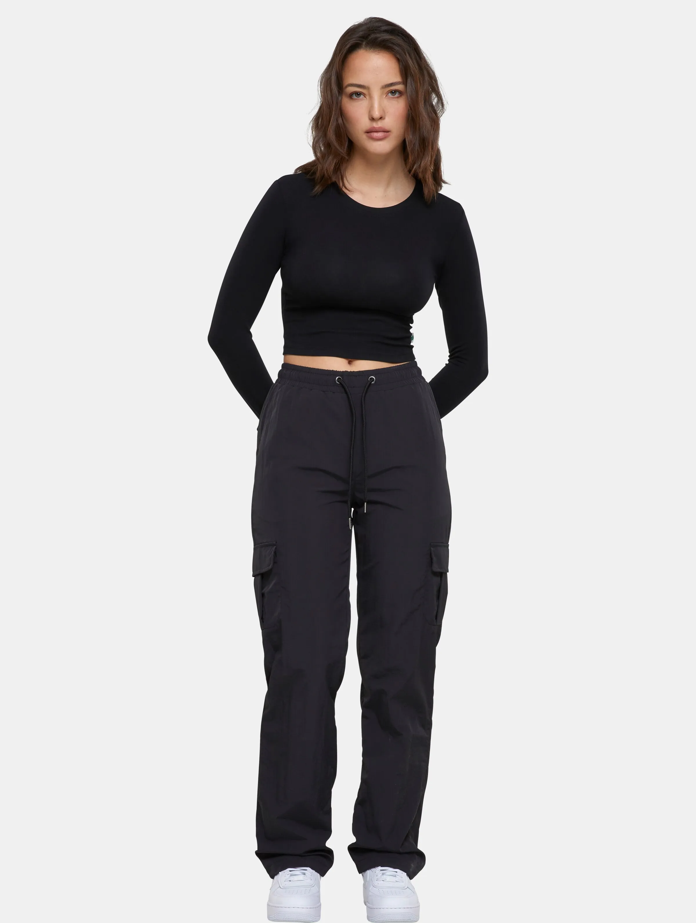 Urban Classics Ladies Nylon Cargohosen