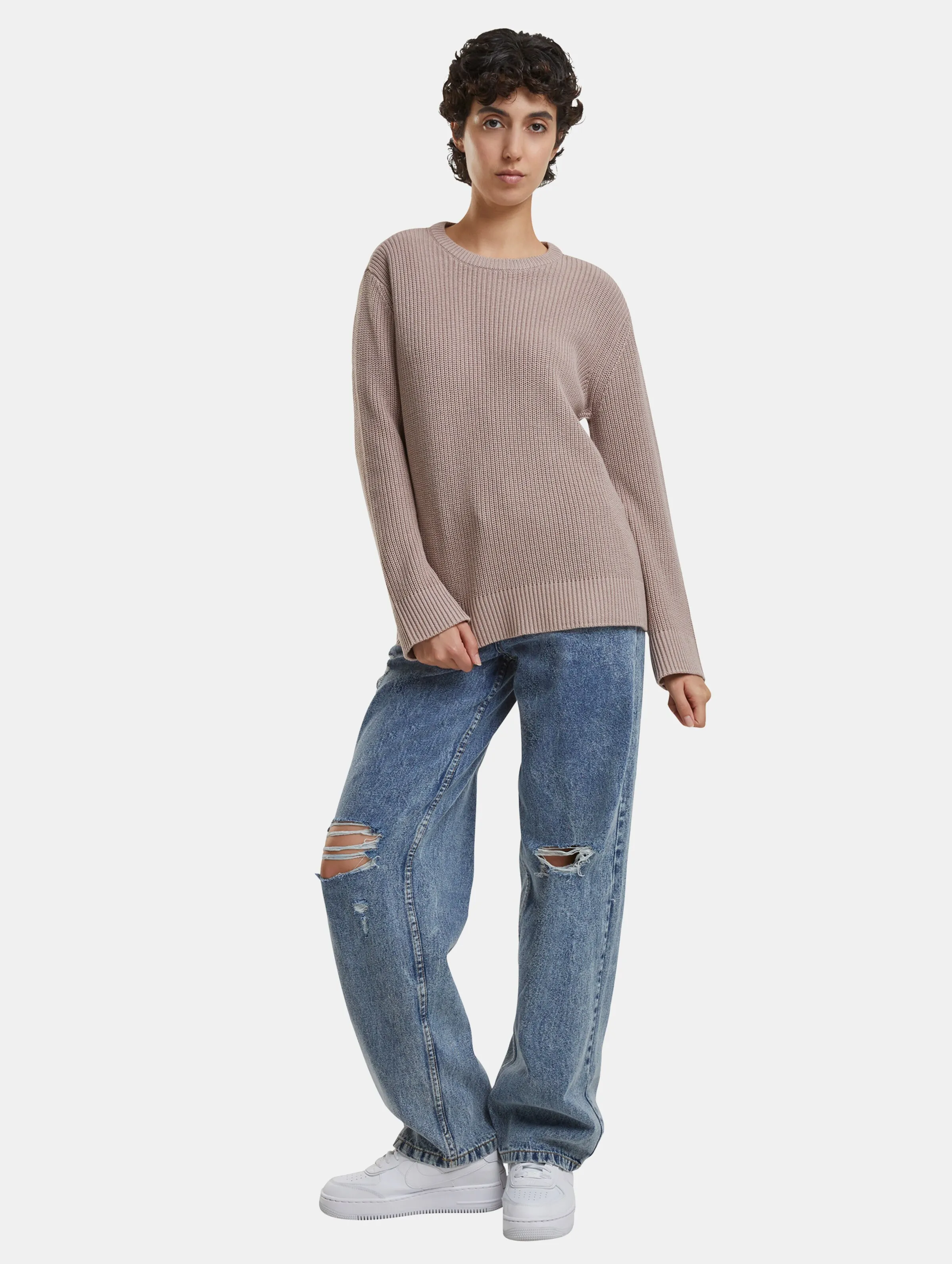 Urban Classics Ladies Rib Knit Pullover