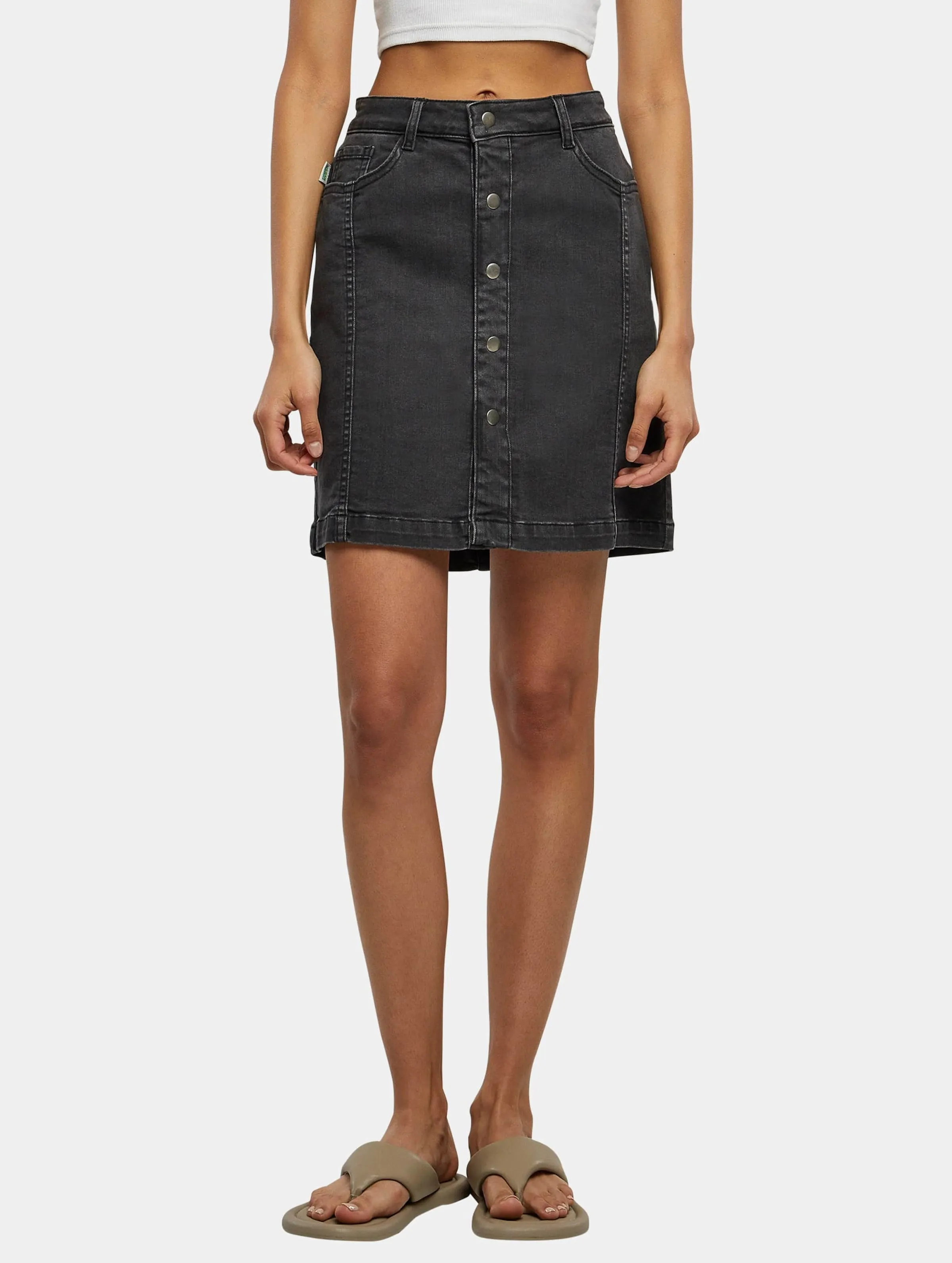Urban Classics Organic Stretch Button Denim