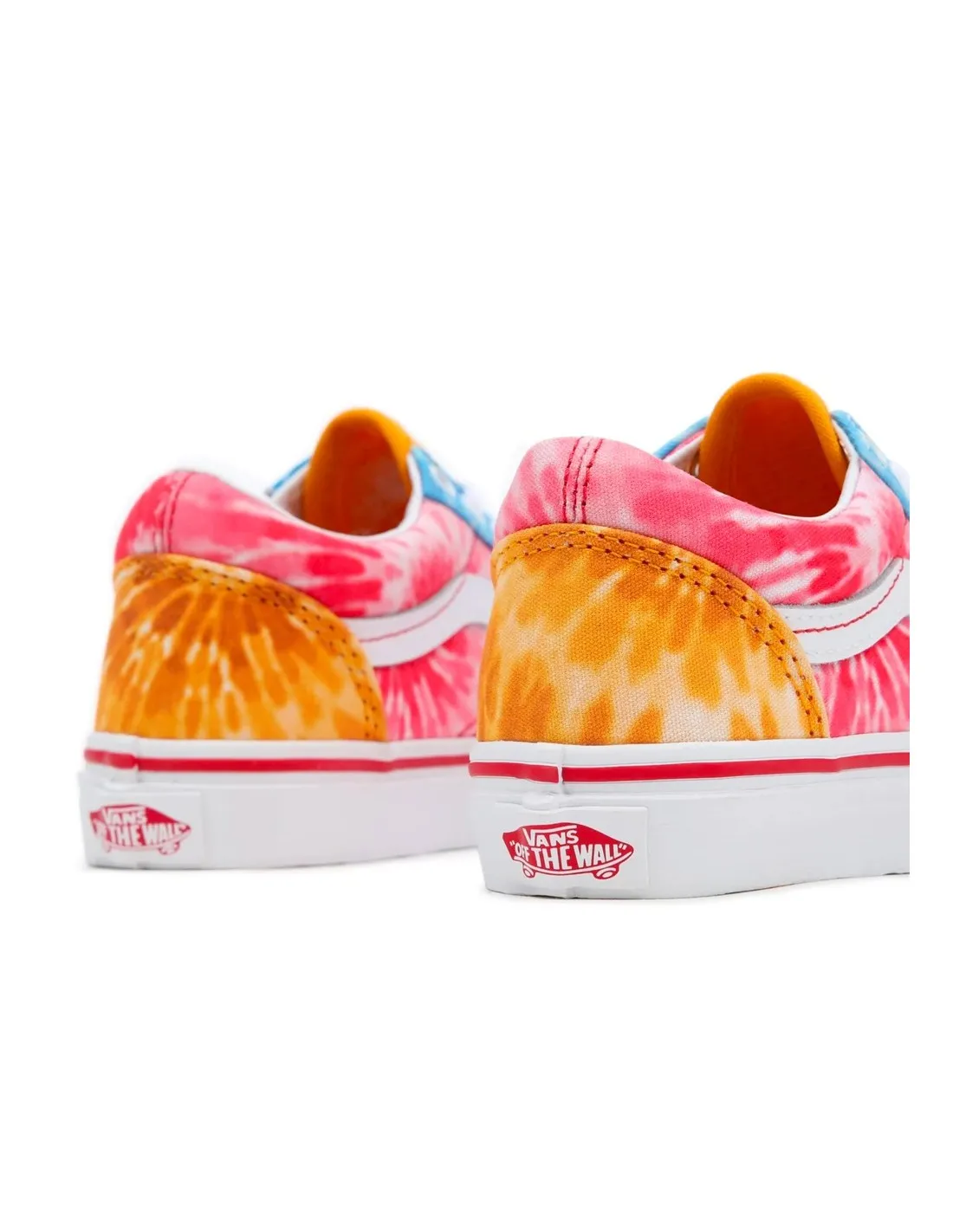 VANS OLD SKOOL TIE DYE BLOCK  MULTI/TRUE WHITE  ZAPATILLAS SKATE PARA NIñOS