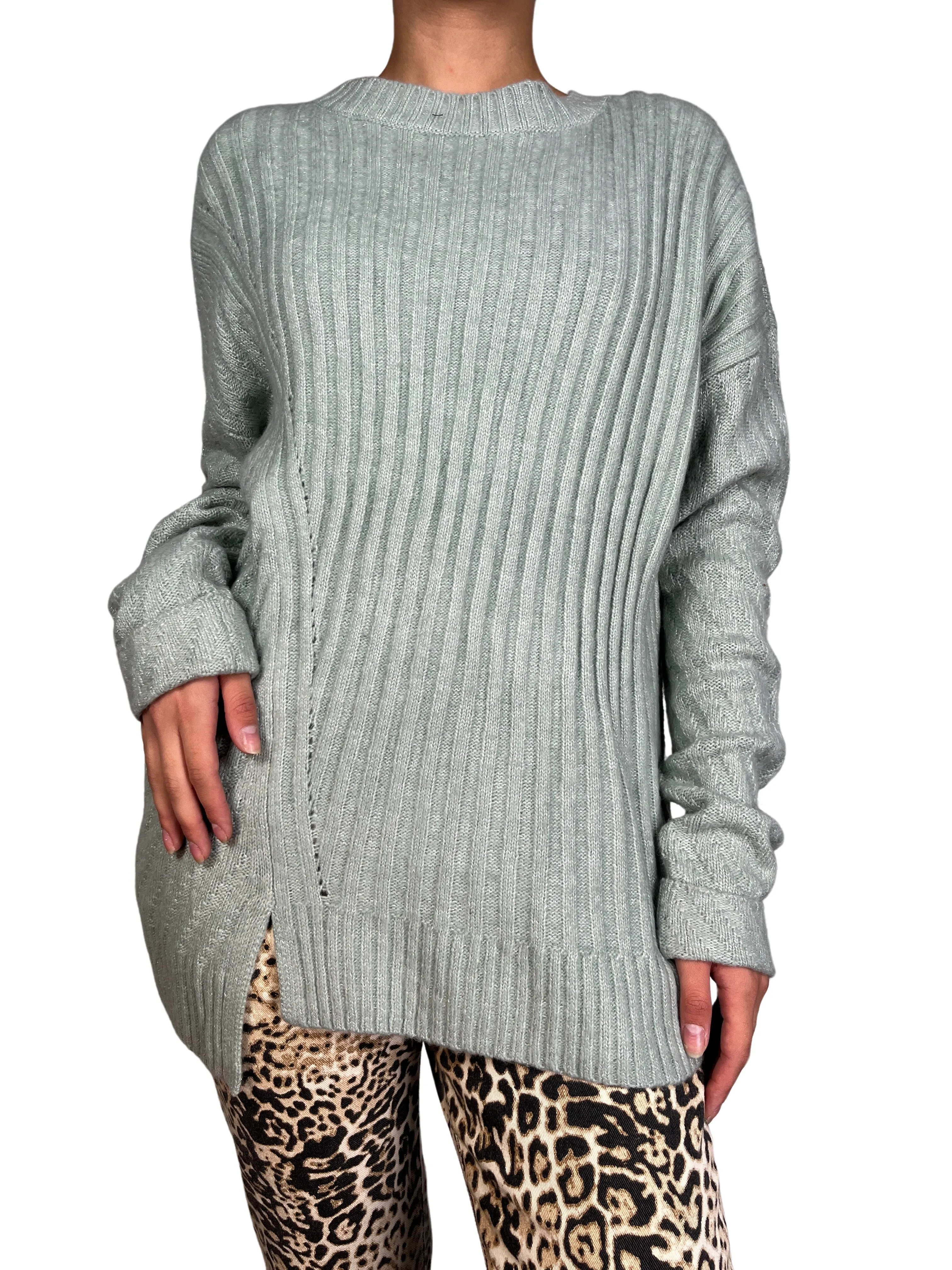 VERA WANG Sweater Fibra Metalizada