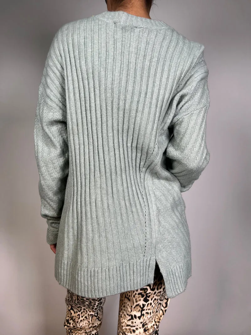VERA WANG Sweater Fibra Metalizada