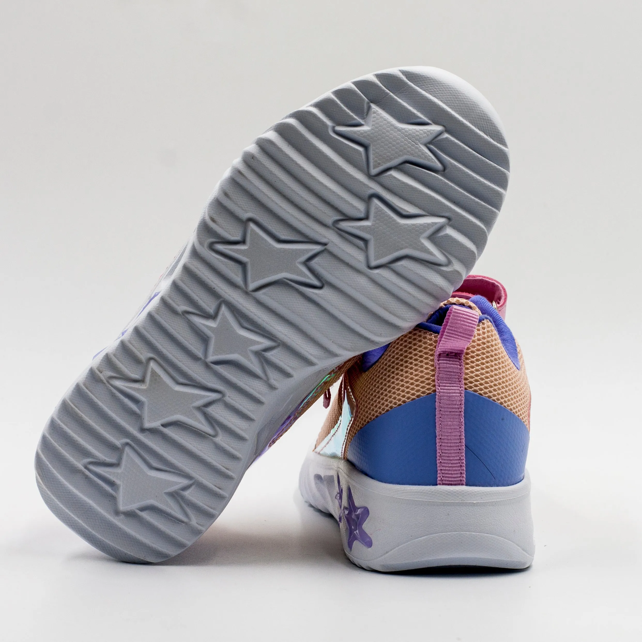 Verazzi Zapatilla nia Con Luces Rosa Lila