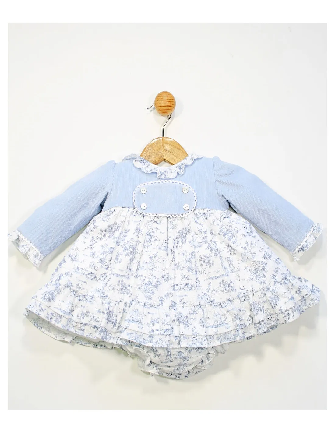 Vestido bebé niña Pana de Popys
