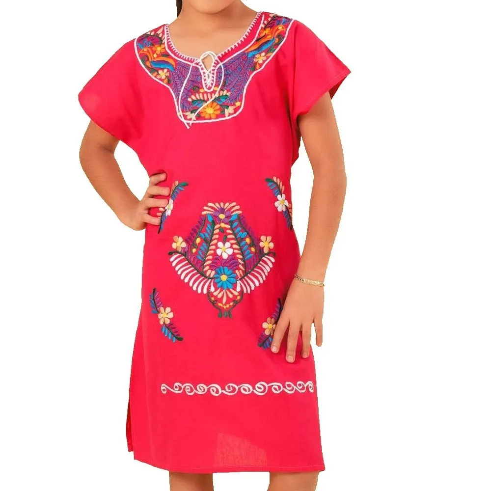 VESTIDO BORDADO TM77414 EMBROIDERED DRESS