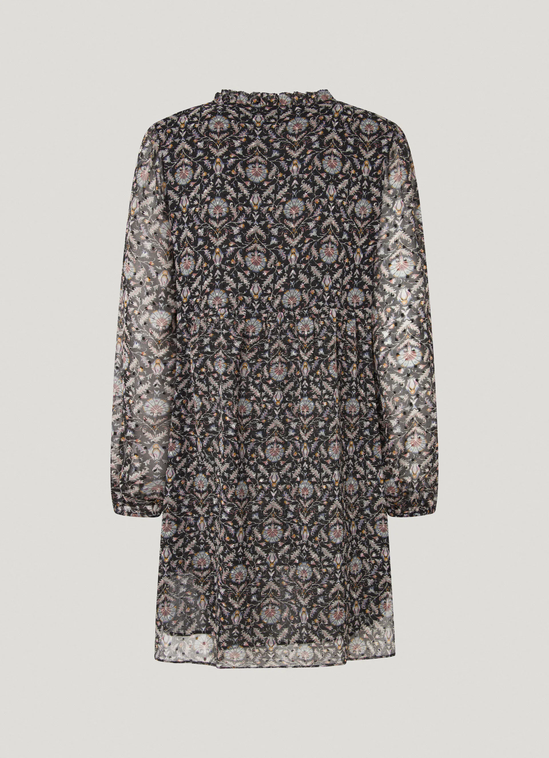 vestido corto de flores
