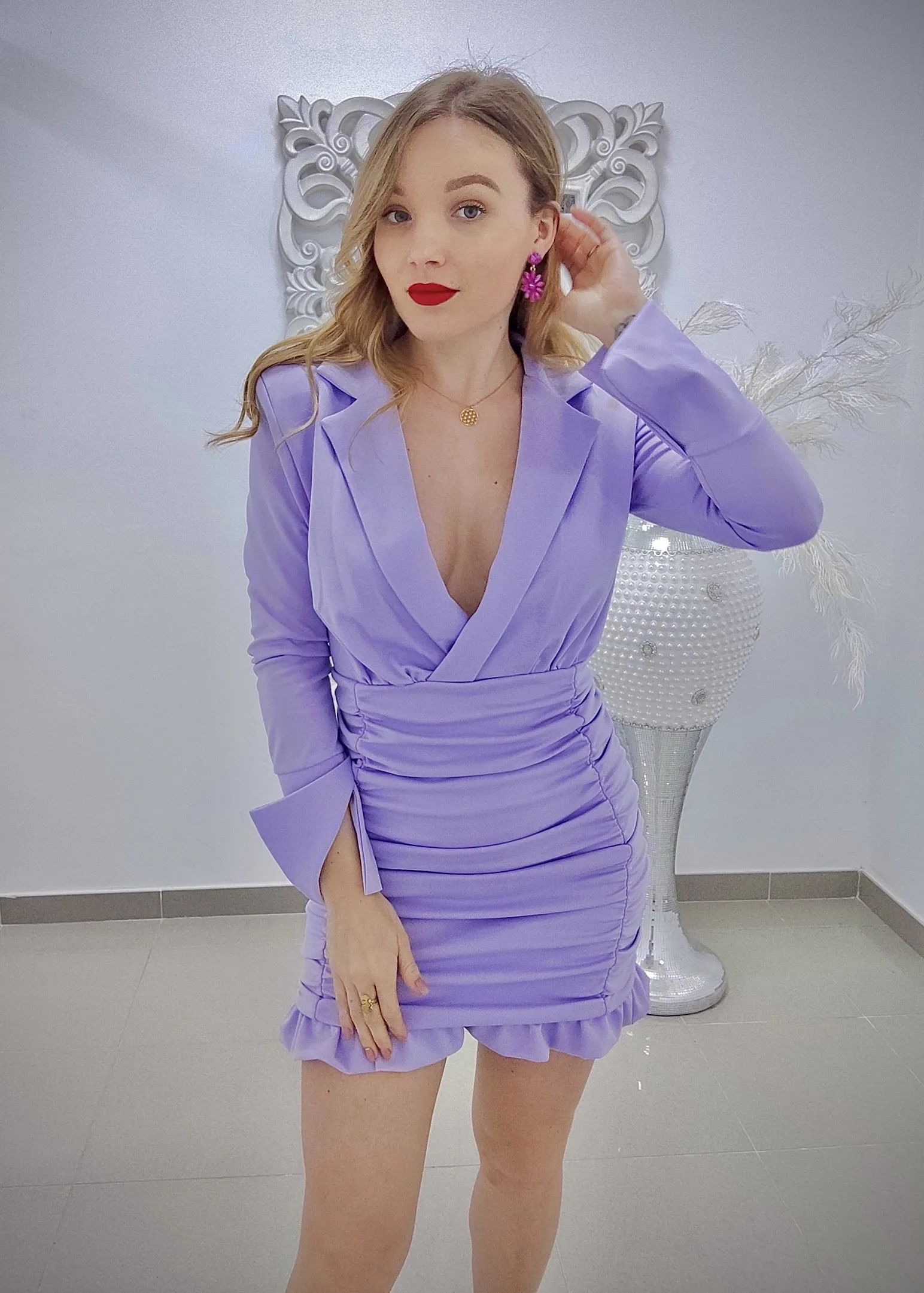Vestido drapeado