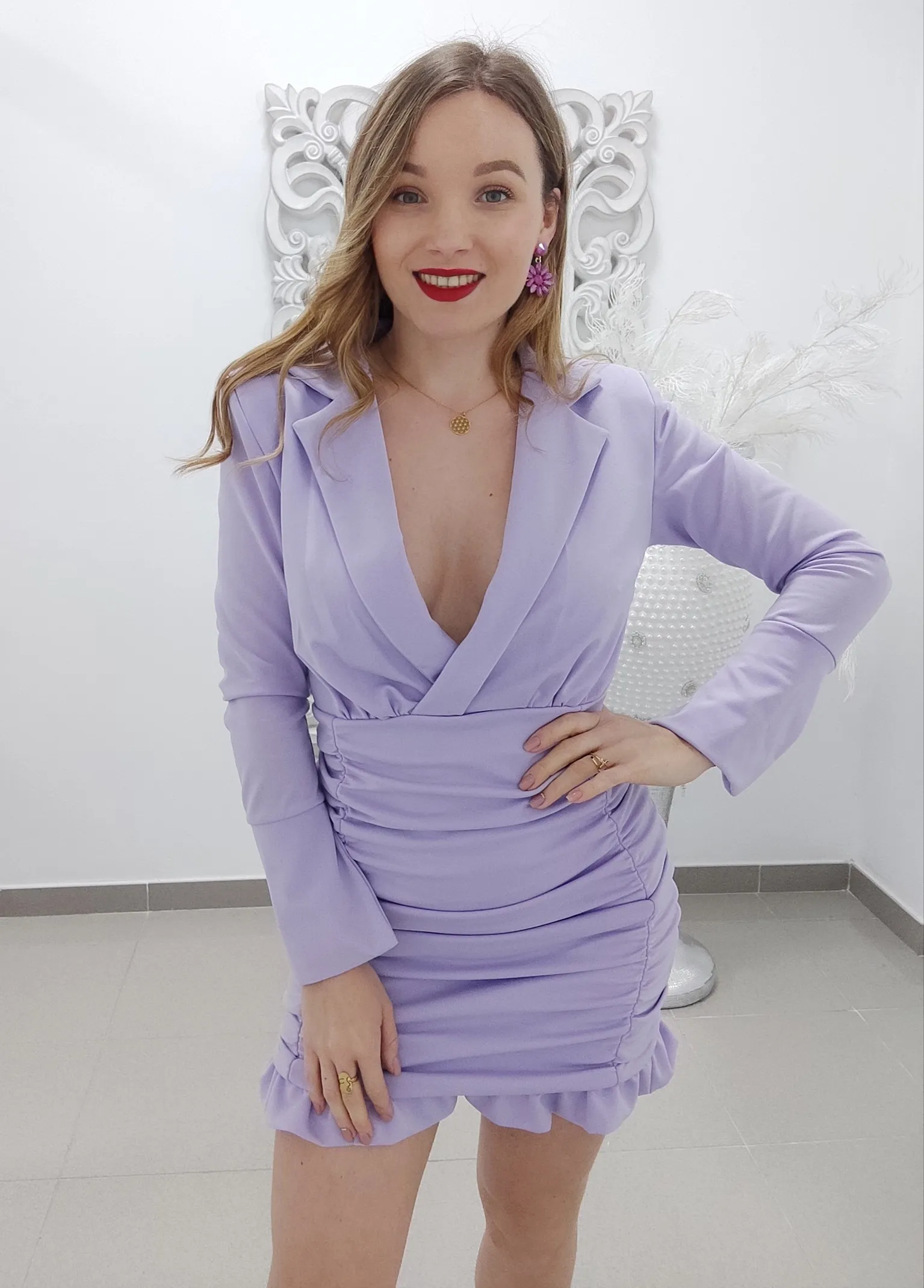 Vestido drapeado