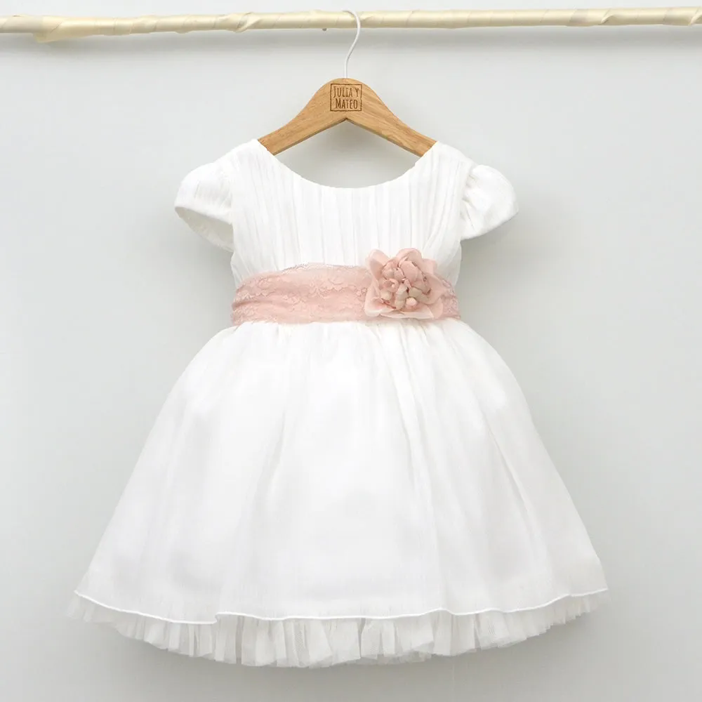 Vestido Nia bambula Amaya con adorno floral