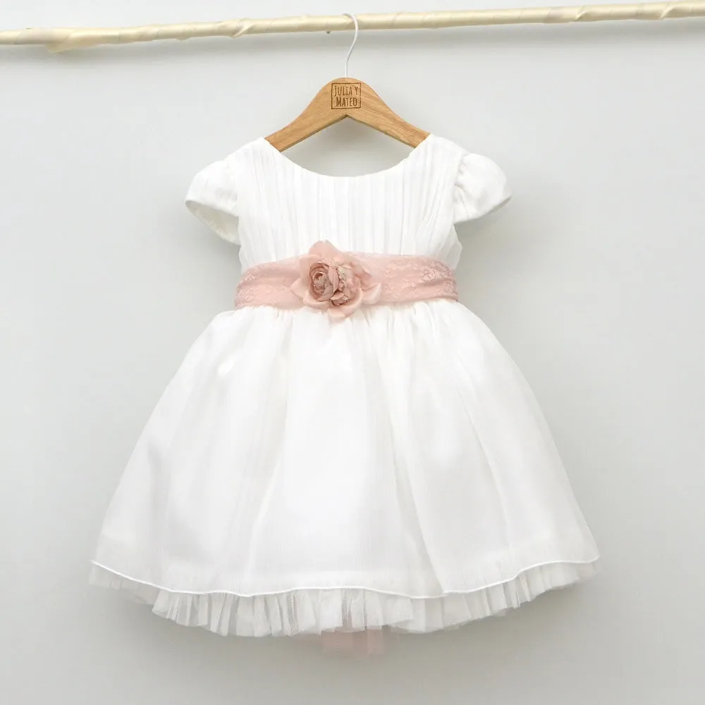 Vestido Nia bambula Amaya con adorno floral