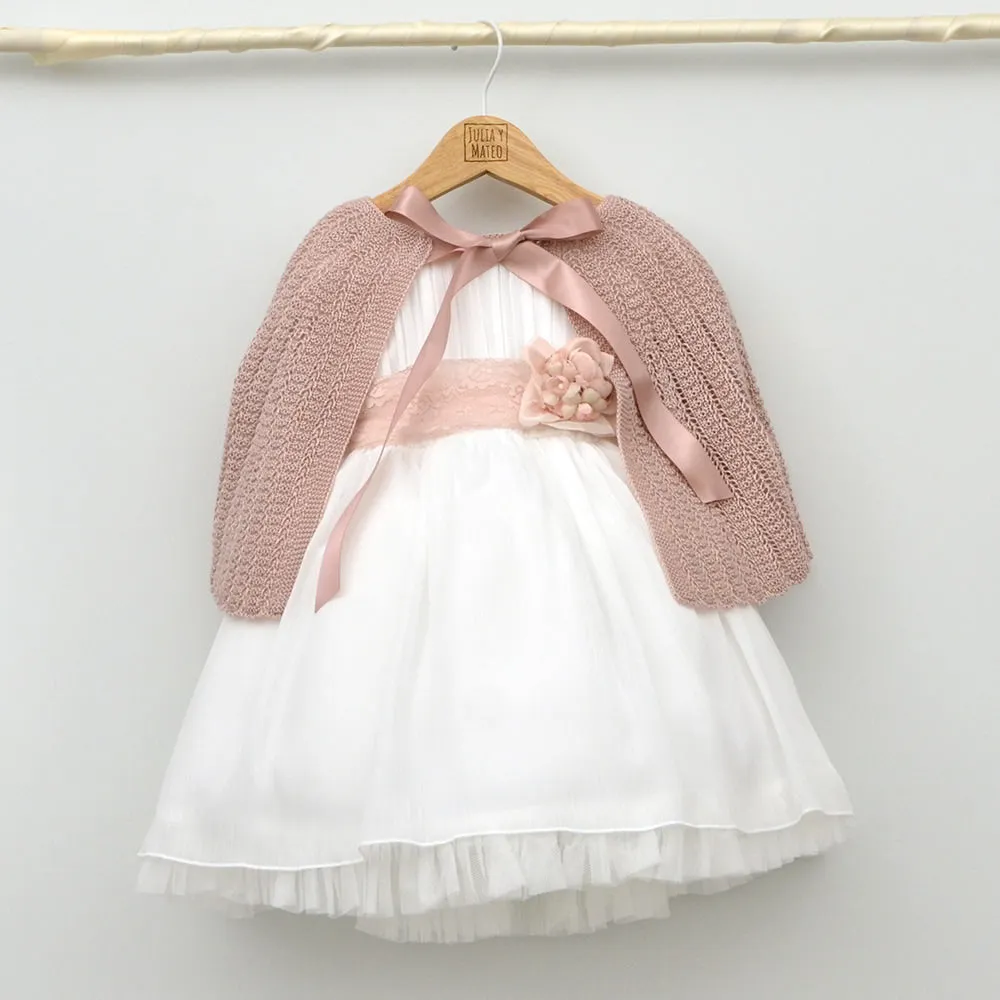 Vestido Nia bambula Amaya con adorno floral
