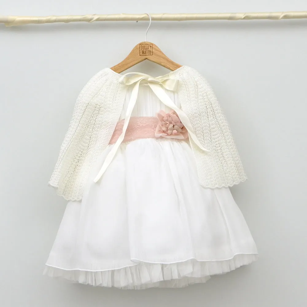 Vestido Nia bambula Amaya con adorno floral