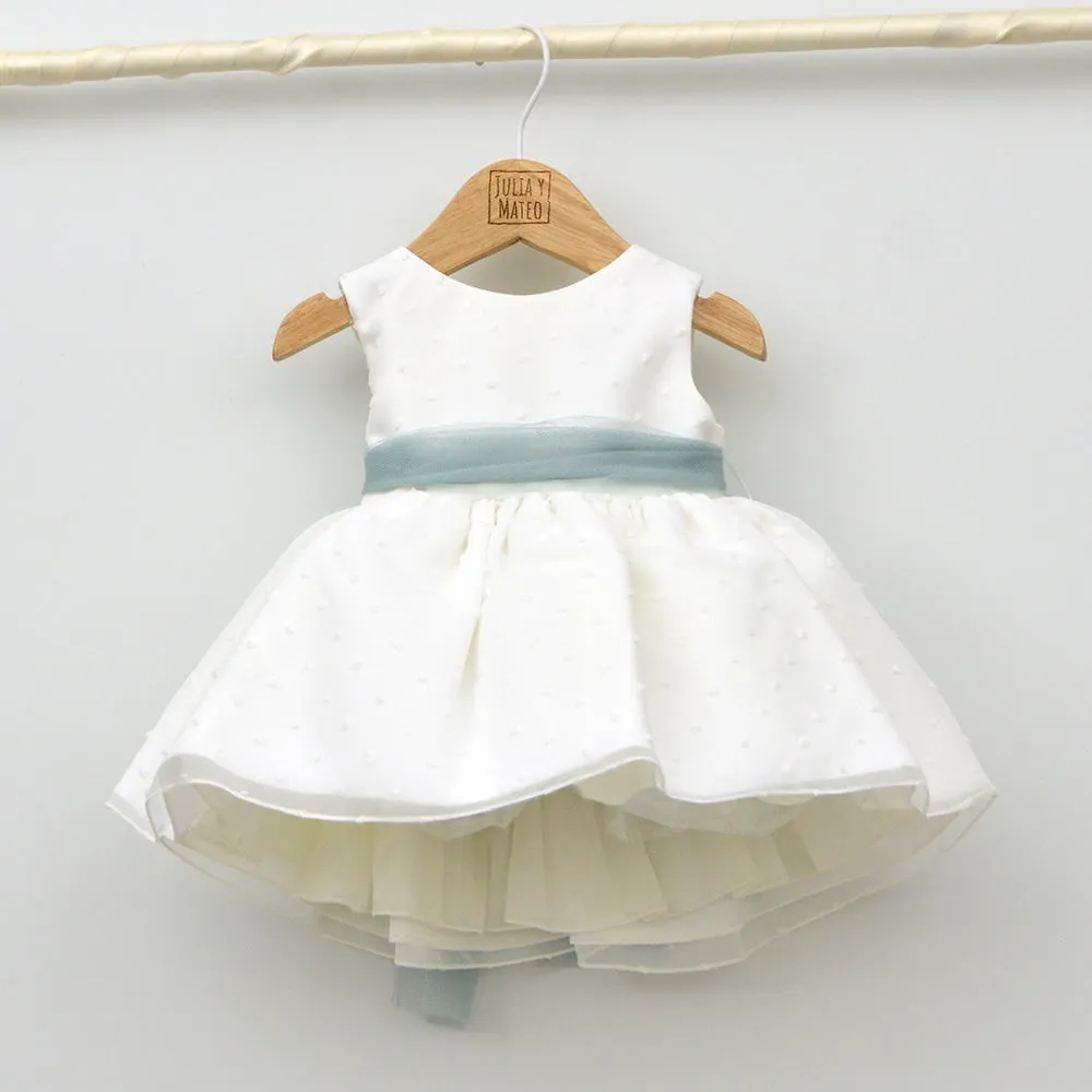 Vestido Tul bebés plumeti María