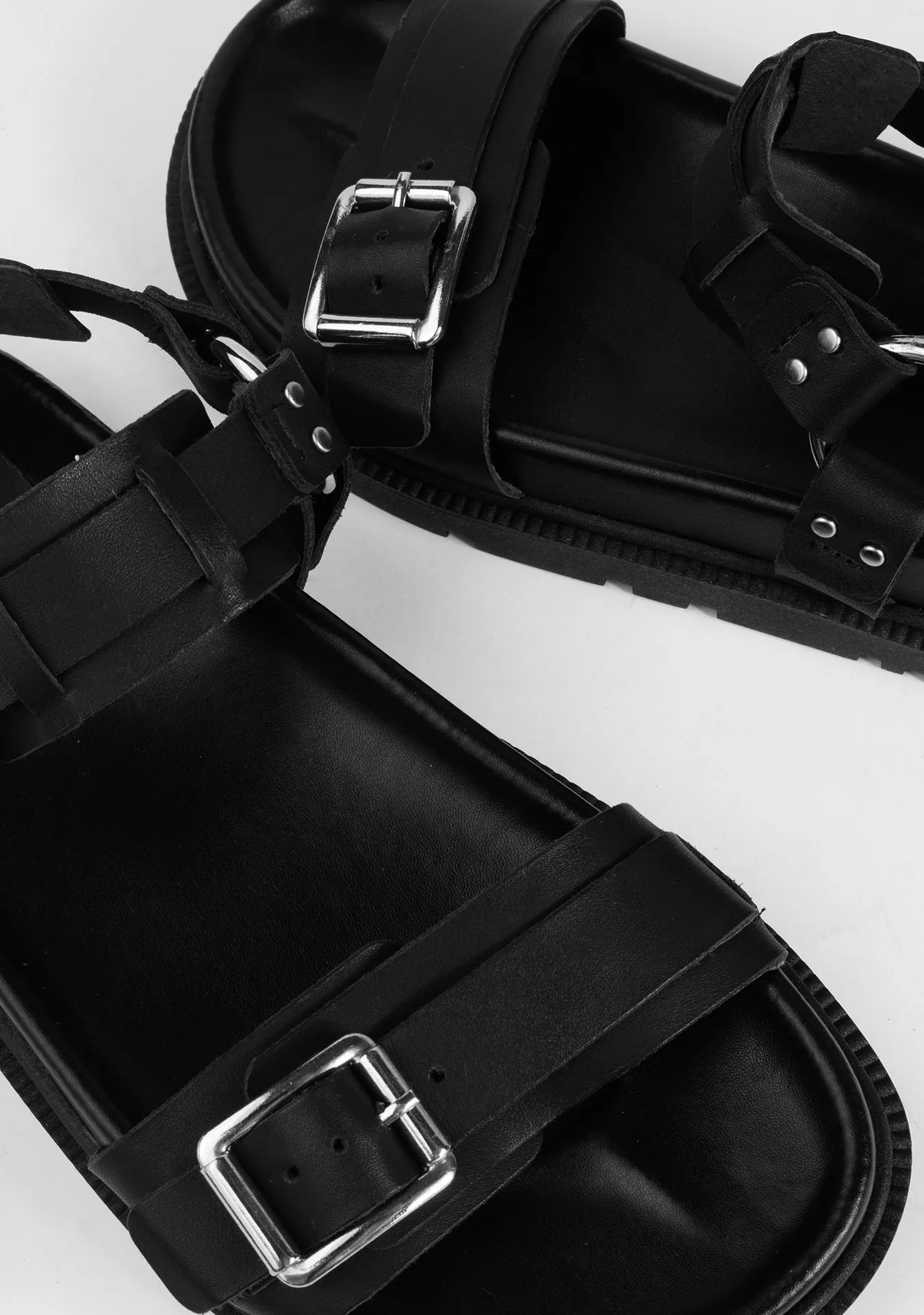 Vinci Shoes Alicia Black Sandals