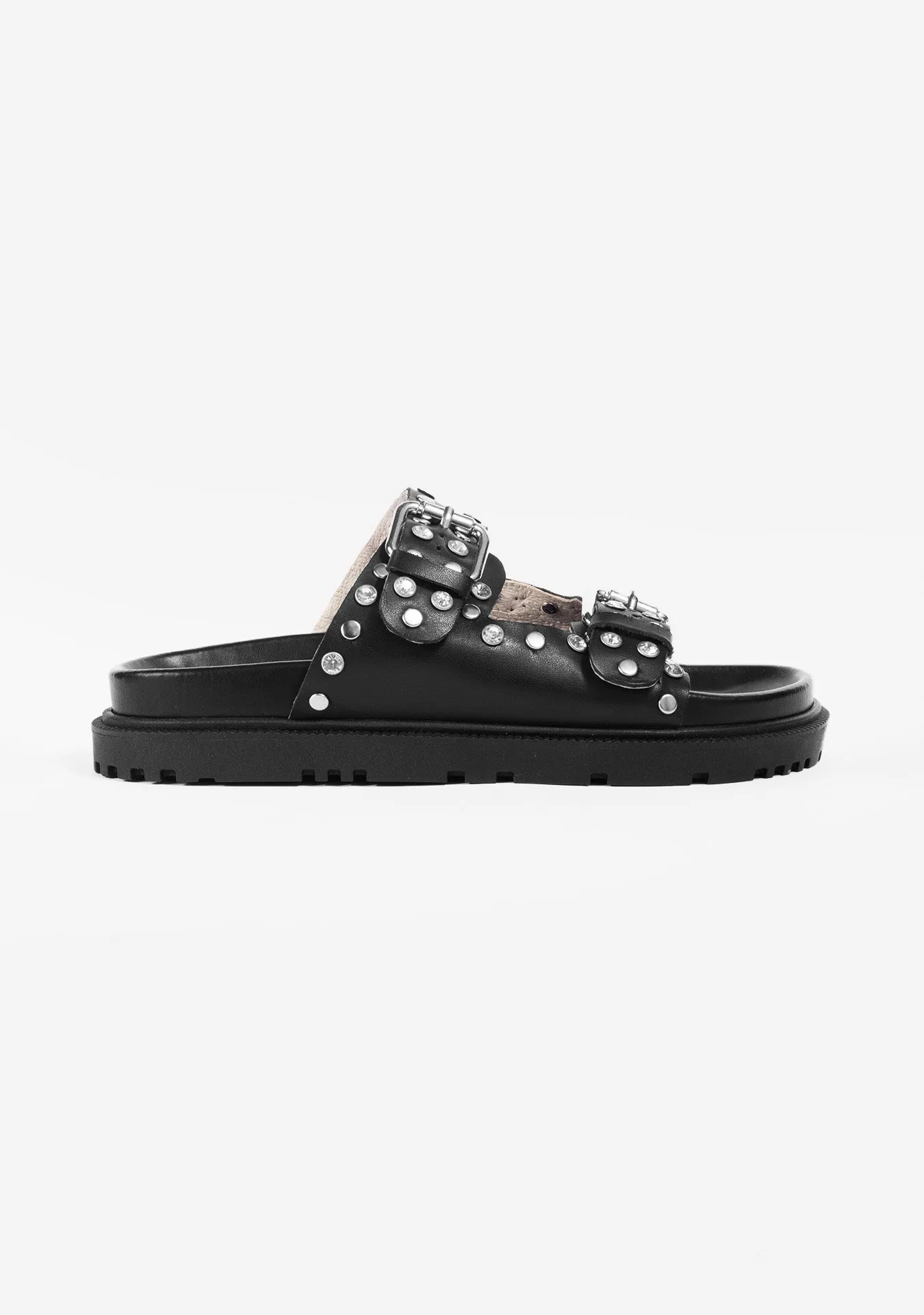 Vinci Shoes Naomi Black Sandals