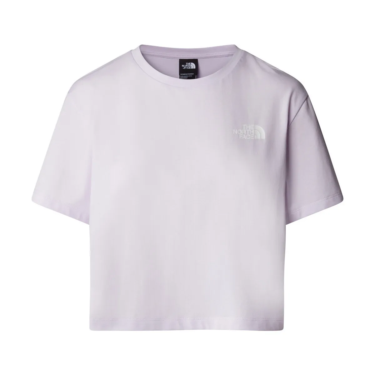 W CROPPED SIMPLE DOME TEE