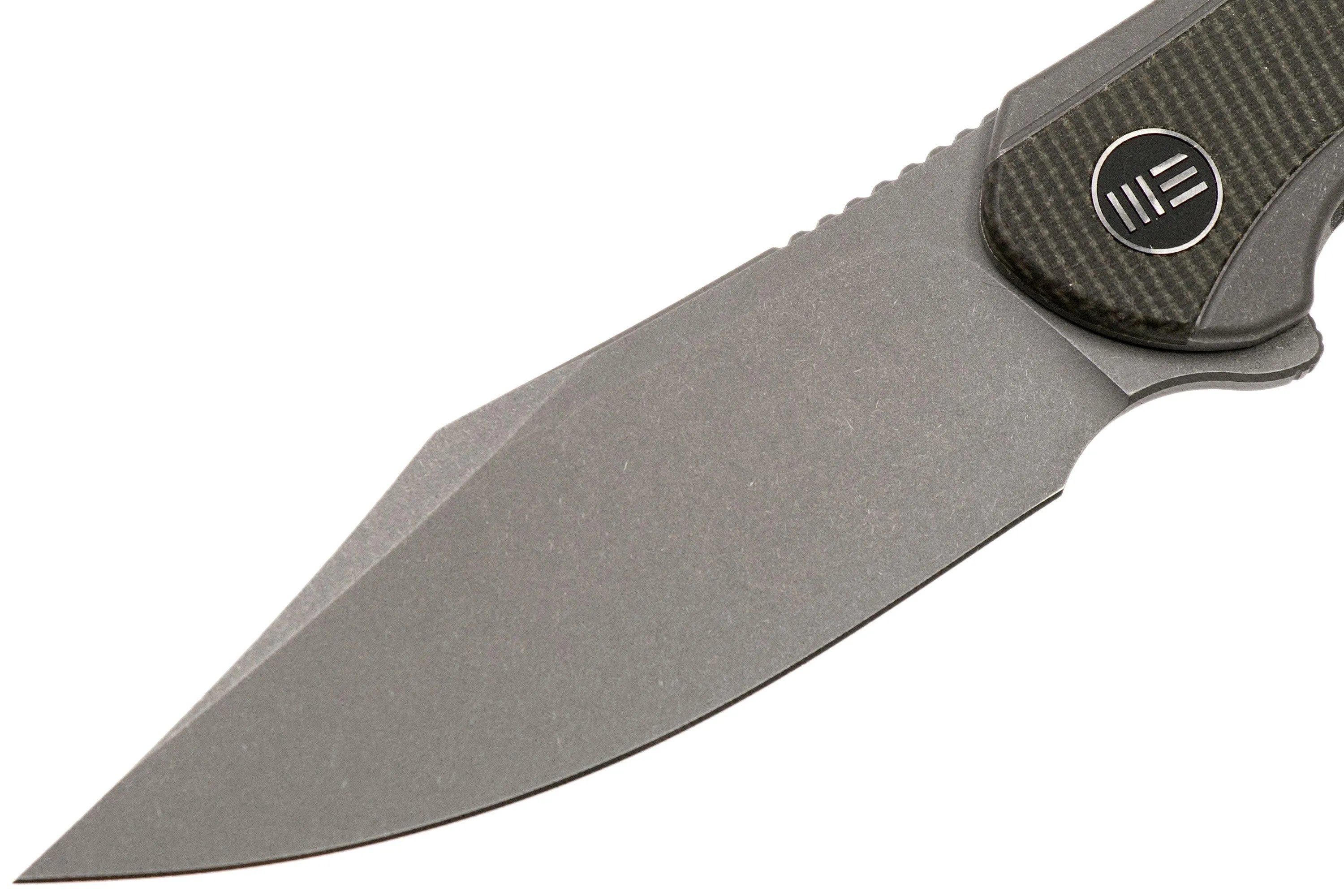 WE KNIFE SNICK WE19022F5 STONEWASHED, GREEN MICARTA NAVAJA