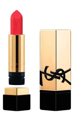 YVES SAINT LAURENT ROUGE PUR COUTURE LABIAL ACABADO SATINADO EN   ORANGE MUSE