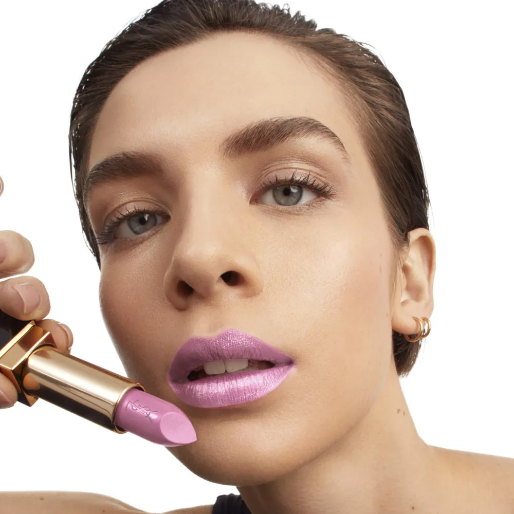 YVES SAINT LAURENT ROUGE PUR COUTURE LABIAL ACABADO SATINADO EN   P22 ROSE CELEBRATION