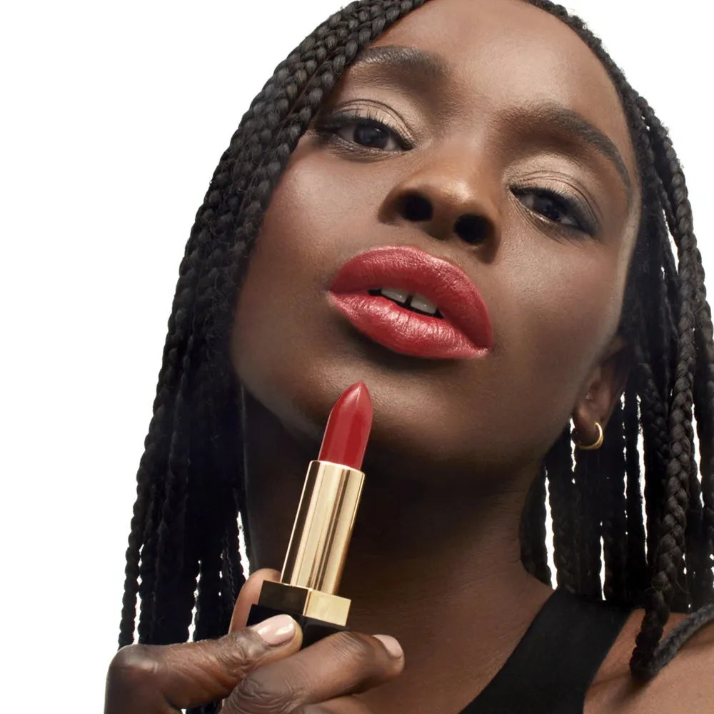 YVES SAINT LAURENT ROUGE PUR COUTURE LABIAL ACABADO SATINADO EN   R10 EFFORTLESS VERMILLON