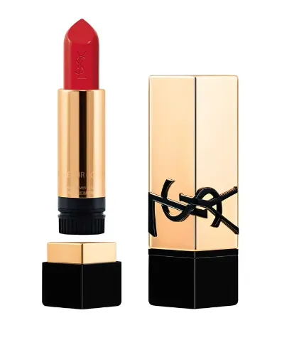 YVES SAINT LAURENT ROUGE PUR COUTURE LABIAL ACABADO SATINADO EN   R12 ROUGE FEMININ
