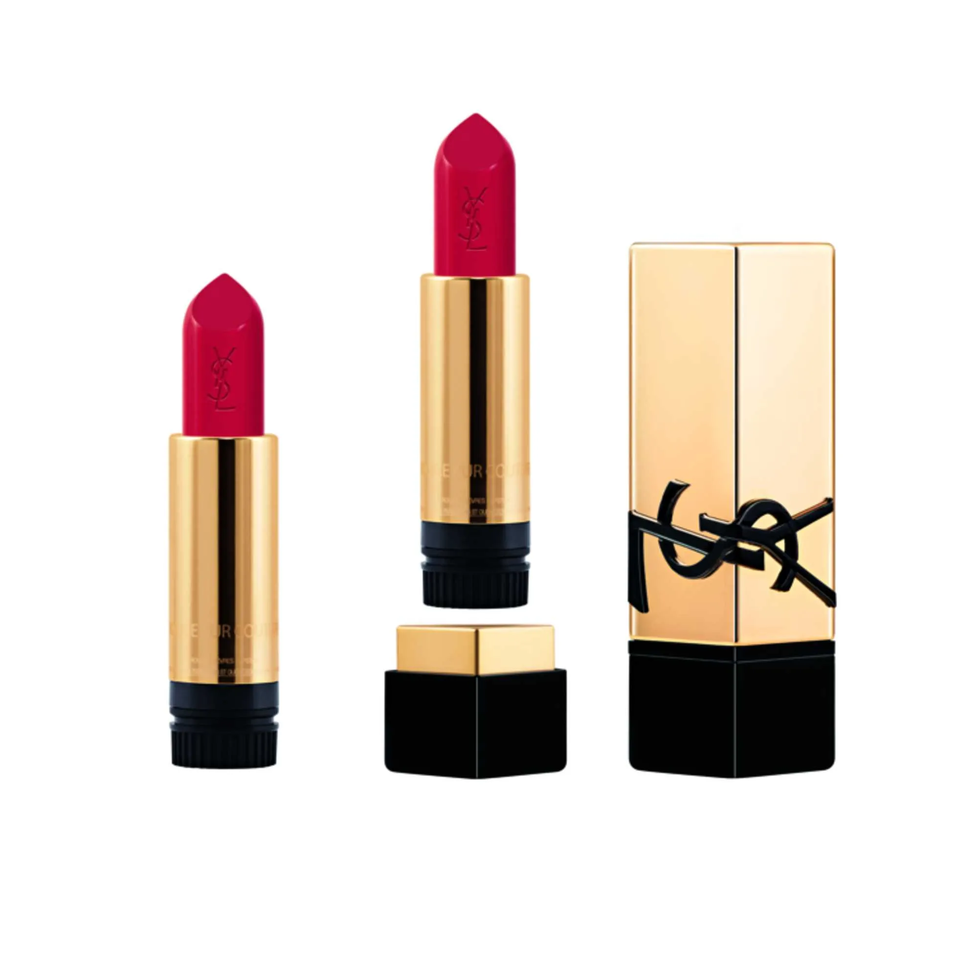 YVES SAINT LAURENT ROUGE PUR COUTURE LABIAL ACABADO SATINADO EN   ROUGE MUSE