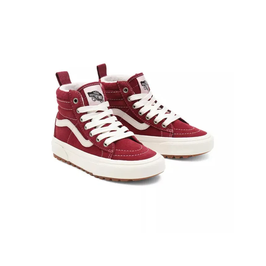 Zapas Vans Sk8 Hi MTE 1 Para Niños Granate 
