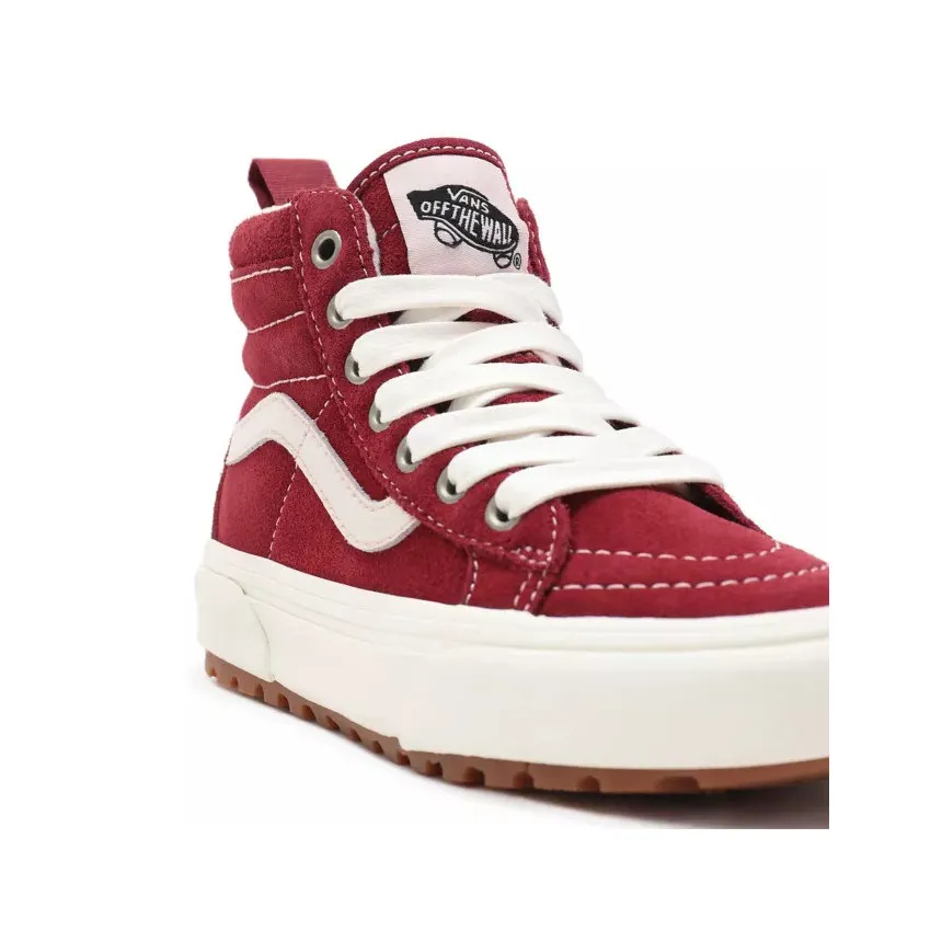 Zapas Vans Sk8 Hi MTE 1 Para Niños Granate 