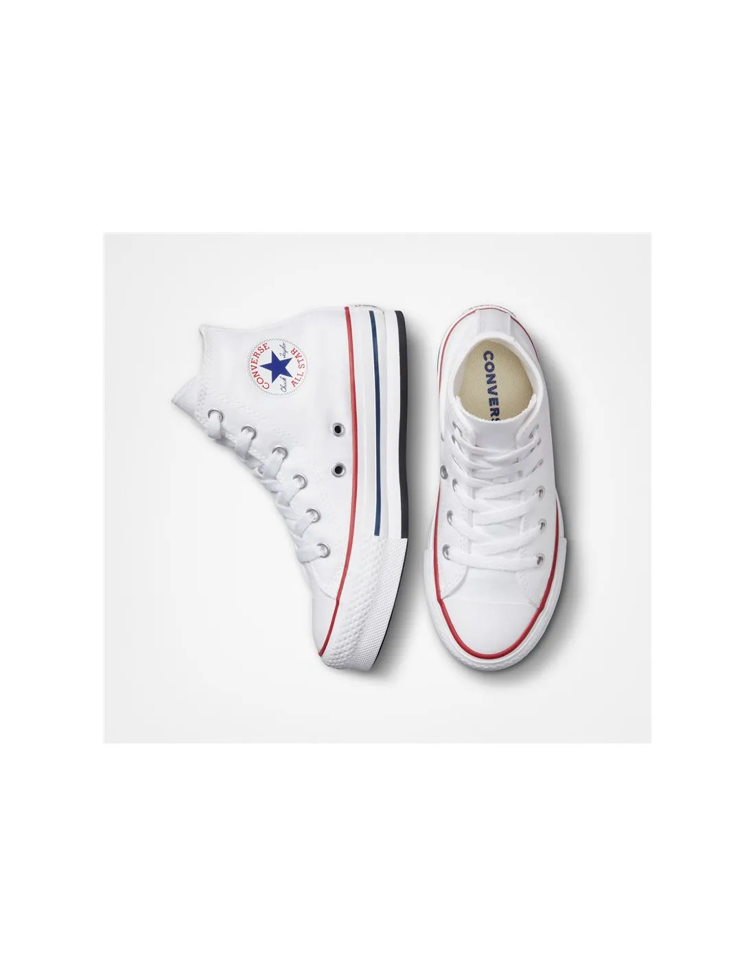 Zapatillas altas Converse Chuck Taylor All Star Lift Platform Infantil Wh