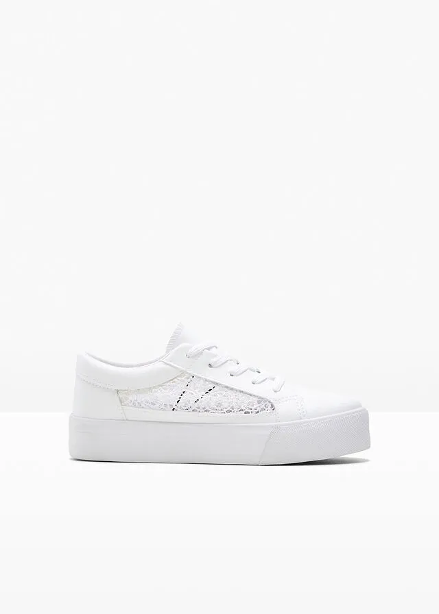 Zapatillas con plataforma Blanco